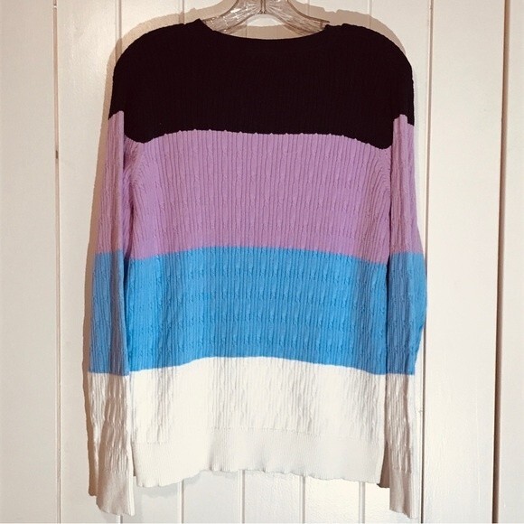 Kim Rogers Striped Crew Neck Sweater - Picture 5 of 7